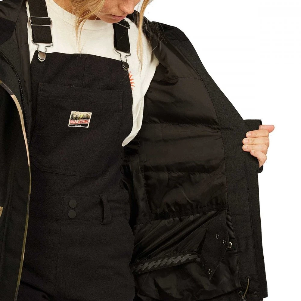 BILLABONG GIACCA INTO THE FOREST DONNA Nero 6 BILLABONG GIACCA INTO THE FOREST DONNA Nero - immagine 6