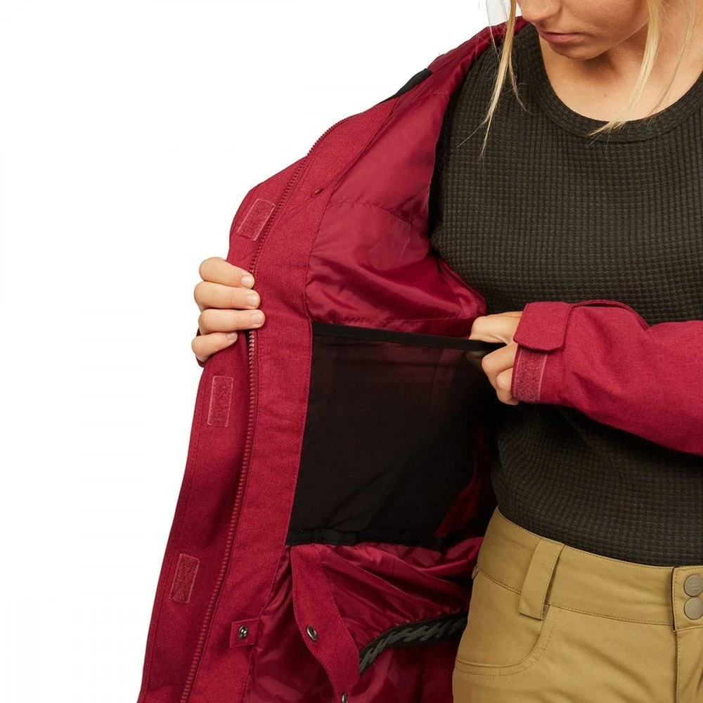 BILLABONG GIACCA INTO THE FOREST DONNA Bordeaux 6 BILLABONG GIACCA INTO THE FOREST DONNA Bordeaux - immagine 6