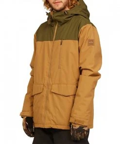 BILLABONG GIACCA ALL DAY Marrone -Offerte Snowboard Negozio billabong u6jm29 giacca all day abbigliamento snowboard uomo 043417101 3296 4