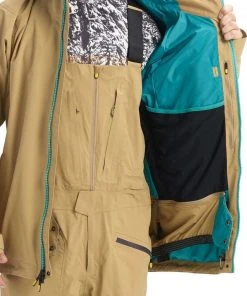 BURTON GIACCA AK CYCLIC GORE-TEX Beige -Offerte Snowboard Negozio burton 100021 giacca ak cyclic gore tex abbigliamento snowboard uomo 041113501 250 4