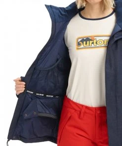 BURTON GIACCA JET SET DONNA Blu -Offerte Snowboard Negozio burton 10081106 giacca jet set donna abbigliamento snowboard donna 045678601 401 3