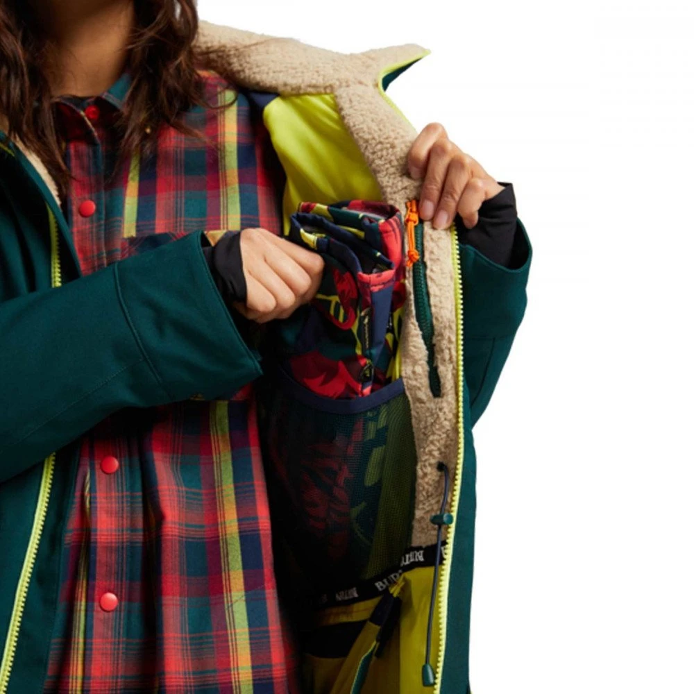 BURTON GIACCA PROWESS DONNA Verde 2 BURTON GIACCA PROWESS DONNA Verde - immagine 2