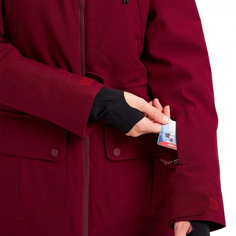 BURTON GIACCA PROWESS DONNA Bordeaux 5 BURTON GIACCA PROWESS DONNA Bordeaux - immagine 5