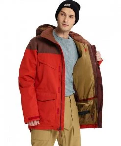 BURTON GIACCA BREACH Rosso -Offerte Snowboard Negozio burton 101801ai18 giacca breach abbigliamento snowboard uomo 036562301 601 4