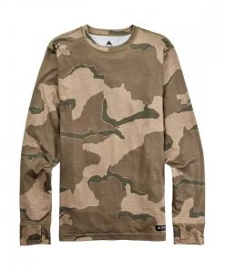 BURTON MAGLIA MANICA LUNGA MIDWEIGHT Verde