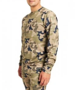 BURTON MAGLIA MANICA LUNGA MIDWEIGHT Verde