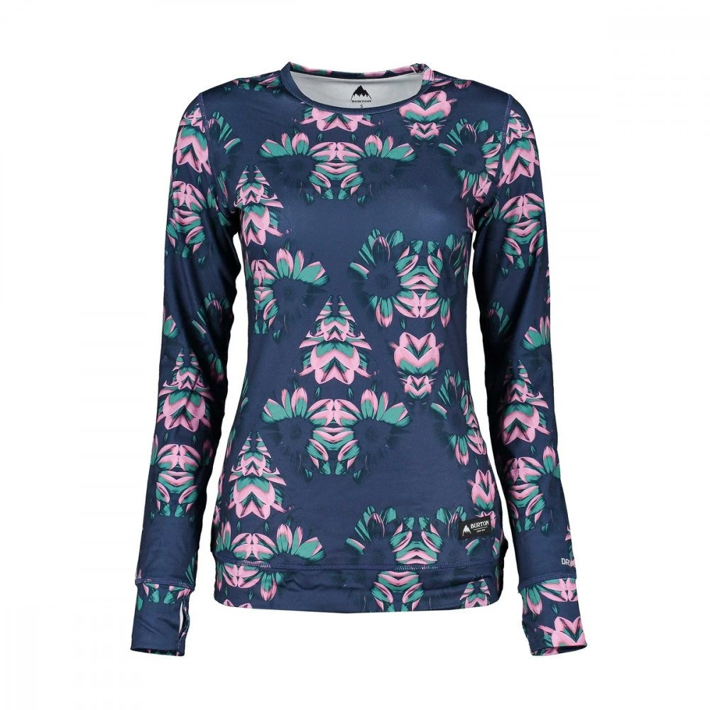 BURTON MAGLIA MANICA LUNGA MIDWEIGHT DONNA Blu 1 BURTON MAGLIA MANICA LUNGA MIDWEIGHT DONNA Blu