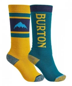 BURTON CALZE WEEKEND MWT 2PK BAMBINO Blu, Giallo
