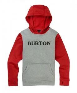 BURTON FELPA CON CAPPUCCIO OAK BAMBINO Grigio