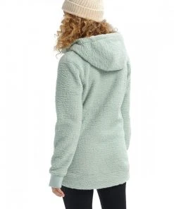 BURTON FELPA FULL ZIP CON CAPPUCCIO MINXY SHERPA DONNA -Offerte Snowboard Negozio burton 16435105 felpa full zip con cappuccio minxy sherpa donna casual donna 039002801 020 3