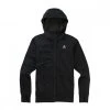 BURTON FELPA FULL ZIP CON CAPPUCCIO OAK DONNA Grigio