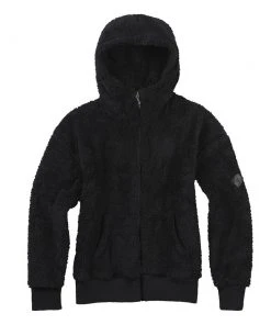 BURTON Felpa Con Cappuccio FULL ZIP Lynx Donna Nero