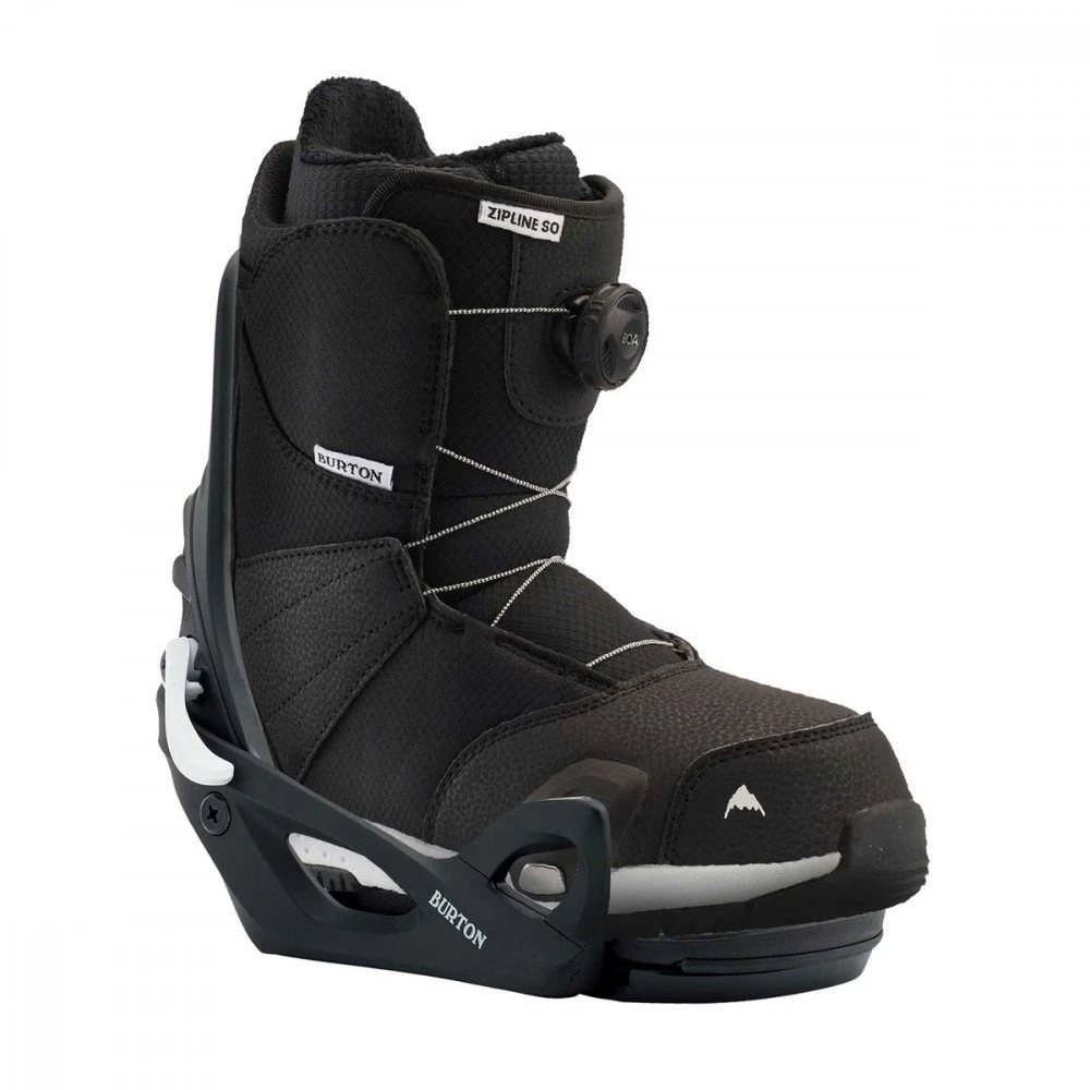 BURTON SCARPONI ZIPLINE BOA® CON ATTACCHI STEP ON™ L BAMBINO Nero