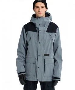 BURTON GIACCA CLOUDLIFTER Grigio -Offerte Snowboard Negozio burton 205401 giacca cloudlifter abbigliamento snowboard uomo 036567801 001 3