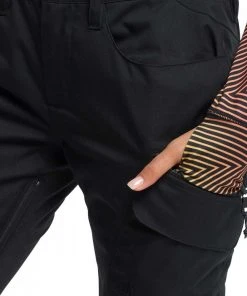 BURTON PANTALONI GLORIA STRETCH INSULATED 2L DONNA Nero -Offerte Snowboard Negozio burton 205551 pantaloni gloria stretch insulated 2l donna abbigliamento snowboard donna 045652801 001 4