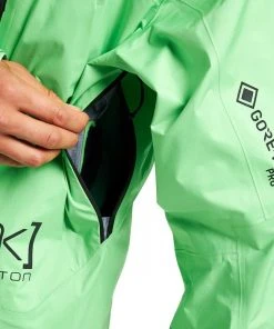 BURTON GIACCA AK GORE-TEX 3L PRO TUSK Verde -Offerte Snowboard Negozio burton 21041103 giacca ak gore tex 3l pro tusk abbigliamento snowboard uomo 043489801 301 4