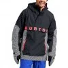 BURTON GIACCA ANORAK FOSTNER Nero