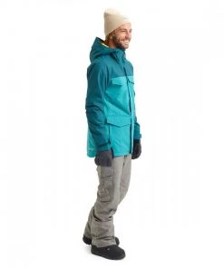 BURTON GIACCA COVERT SLIM Azzurro -Offerte Snowboard Negozio burton 21477100 giacca covert slim abbigliamento snowboard uomo 039538701 402 4
