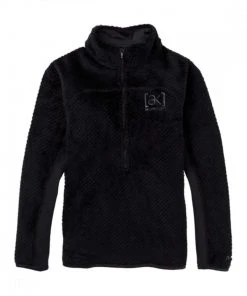 BURTON PILE 1/2 ZIP AK BAKER HI-LOFT DONNA Nero