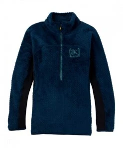 BURTON PILE 1/2 ZIP AK BAKER HI-LOFT DONNA Blu