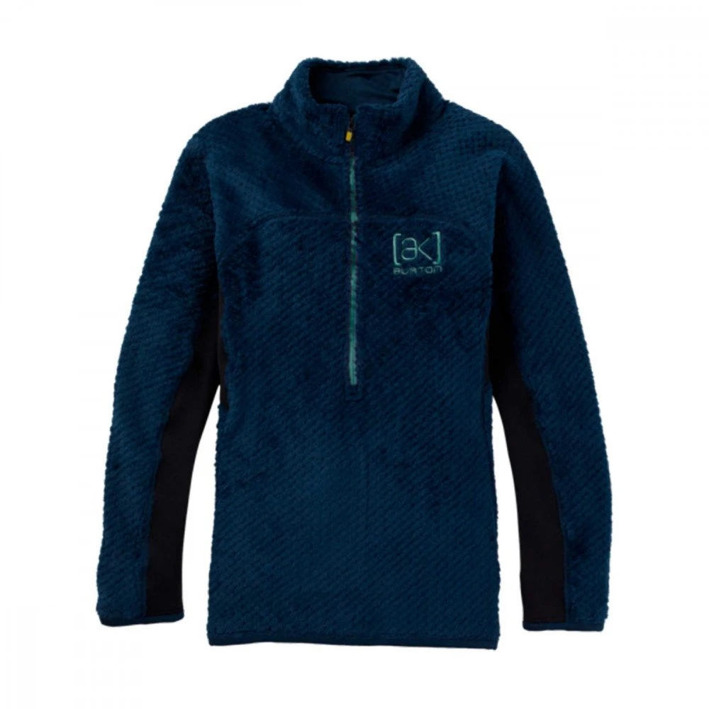 BURTON PILE 1/2 ZIP AK BAKER HI-LOFT DONNA Blu 1 BURTON PILE 1/2 ZIP AK BAKER HI-LOFT DONNA Blu
