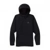BURTON FELPA CON CAPPUCCIO CROWN TRACK DONNA Nero