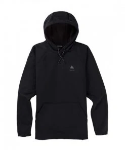 BURTON FELPA CON CAPPUCCIO CROWN TRACK DONNA Nero