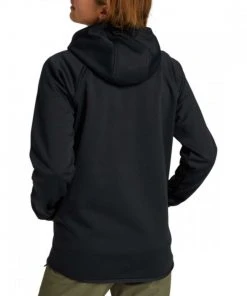 BURTON FELPA CON CAPPUCCIO CROWN WEATHERPROOF DONNA Nero -Offerte Snowboard Negozio burton 22020100 felpa con cappuccio crown donna abbigliamento snowboard donna 043480801 001 3