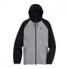 BURTON FELPA FULL ZIP CON CAPPUCCIO CROWN WEATHERPROOF Grigio