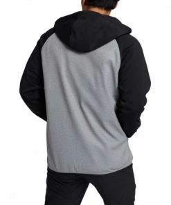BURTON FELPA FULL ZIP CON CAPPUCCIO CROWN WEATHERPROOF Grigio -Offerte Snowboard Negozio burton 22023100 felpa full zip con cappuccio crown weatherproof abbigliamento snowboard uomo 043485401 022 3