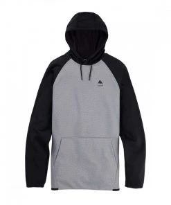 BURTON FELPA CON CAPPUCCIO CROWN WEATHERPROOF Grigio