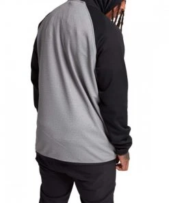 BURTON FELPA CON CAPPUCCIO CROWN WEATHERPROOF Grigio -Offerte Snowboard Negozio burton 22024100 felpa con cappuccio crown weatherproof abbigliamento snowboard uomo 043485501 020 3