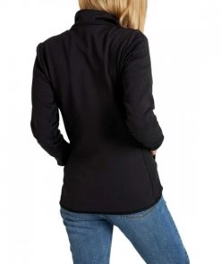 BURTON FELPA FULL ZIP MULTIPATH DONNA Nero -Offerte Snowboard Negozio burton 22032101 felpa c capp fz multipath donna abbigliamento snowboard donna 043481001 001 3