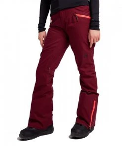 BURTON PANTALONI MARCY HIGH RINSE STRETCH DONNA Bordeaux