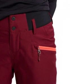 BURTON PANTALONI MARCY HIGH RINSE STRETCH DONNA Bordeaux -Offerte Snowboard Negozio burton 22076101 pantaloni marcy high rinse stretch donna abbigliamento snowboard donna 043481401 500 3