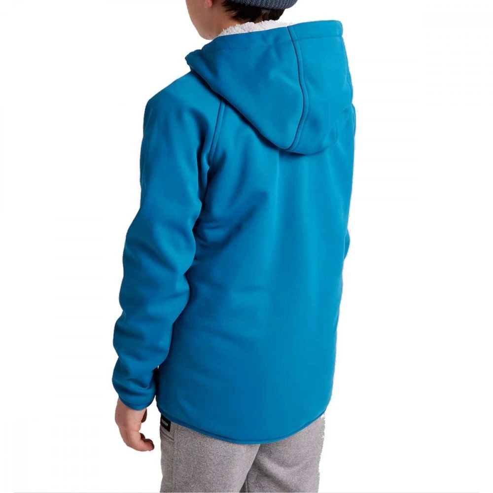 BURTON FELPA FULL ZIP CON CAPPUCCIO SHERPA WEATHERPROOF BAMBINO Azzurro 2 BURTON FELPA FULL ZIP CON CAPPUCCIO SHERPA WEATHERPROOF BAMBINO Azzurro - immagine 2