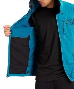 BURTON GIACCA AK SOFT SHELL Azzurro -Offerte Snowboard Negozio burton 22690100 giacca ak soft shell abbigliamento snowboard uomo 043488101 400 6