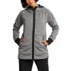 BURTON FELPA FULL ZIP CON CAPPUCCIO MINXY DONNA Grigio