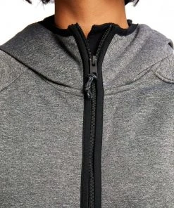 BURTON FELPA FULL ZIP CON CAPPUCCIO MINXY DONNA Grigio -Offerte Snowboard Negozio burton 22711100 felpa full zip con cappuccio minxy donna abbigliamento snowboard donna 043481501 001 4