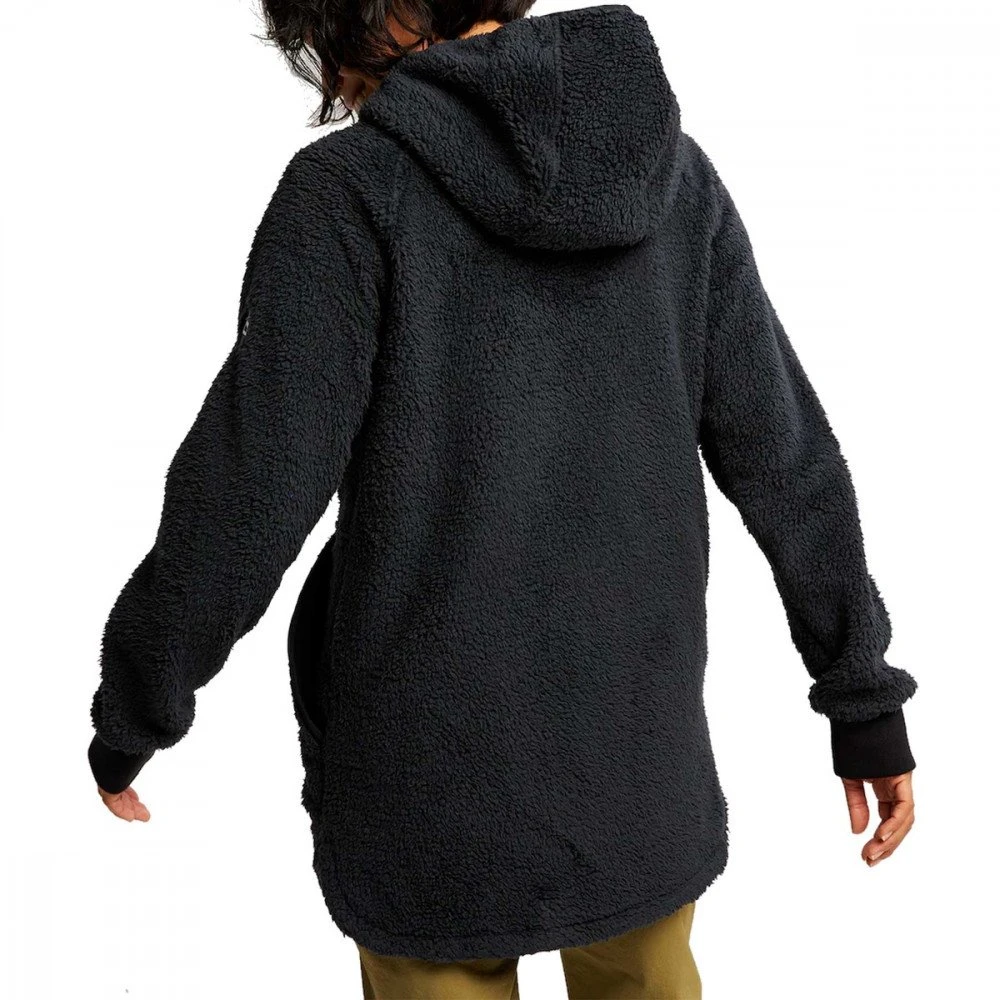 BURTON FELPA FULL ZIP CON CAPPUCCIO MINXY SHERPA DONNA Nero 2 BURTON FELPA FULL ZIP CON CAPPUCCIO MINXY SHERPA DONNA Nero - immagine 2