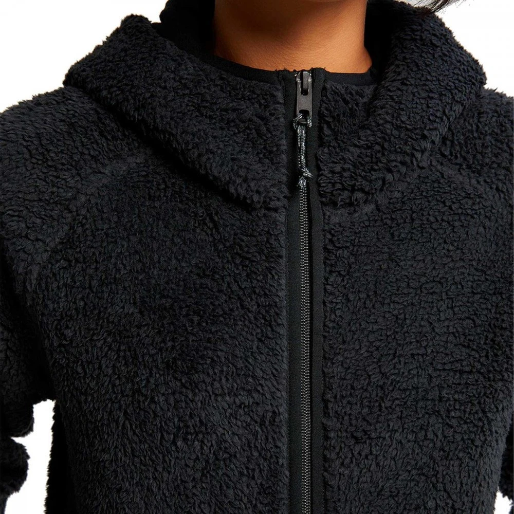 BURTON FELPA FULL ZIP CON CAPPUCCIO MINXY SHERPA DONNA Nero 3 BURTON FELPA FULL ZIP CON CAPPUCCIO MINXY SHERPA DONNA Nero - immagine 3