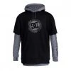 DC SHOES FELPA CON CAPPUCCIO DRYDEN Grigio, Nero