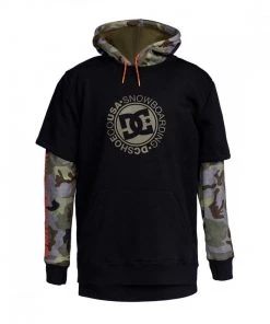 DC SHOES FELPA CON CAPPUCCIO DRYDEN Multicolor, Nero