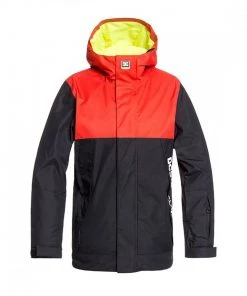 DC SHOES GIACCA DEFY BAMBINO Nero, Rosso