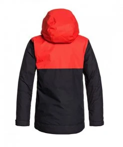 DC SHOES GIACCA DEFY BAMBINO Nero, Rosso -Offerte Snowboard Negozio dc shoes edbtj03029 giacca defy bambino abbigliamento snowboard bambino 039222901 kvj0 3