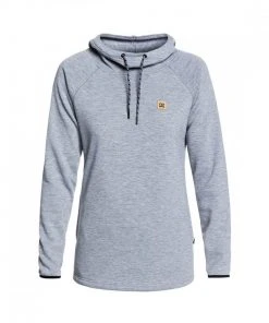 DC SHOES FELPA CON CAPPUCCIO SALEM DONNA Grigio