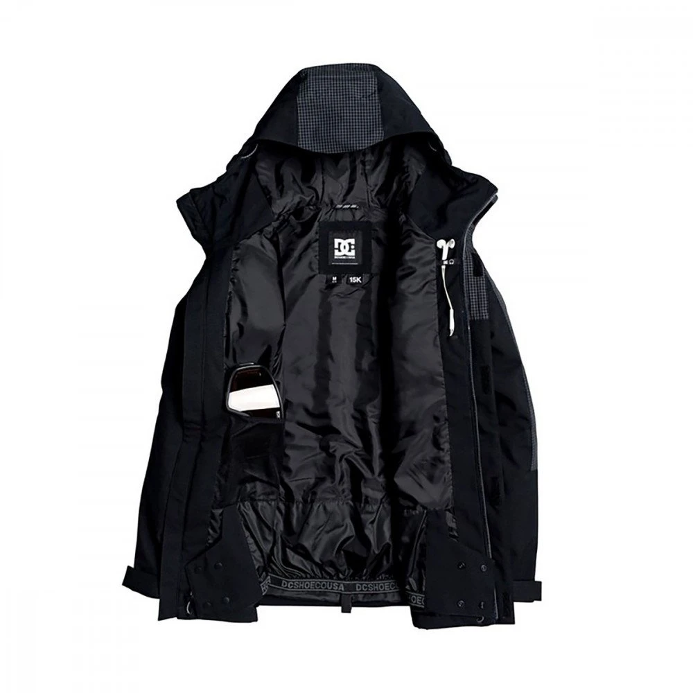 DC SHOES GIACCA DEFIANT Nero 2 DC SHOES GIACCA DEFIANT Nero - immagine 2