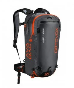 ORTOVOX ZAINO ASCENT 22 AVABAG CON BOMBOLA Nero