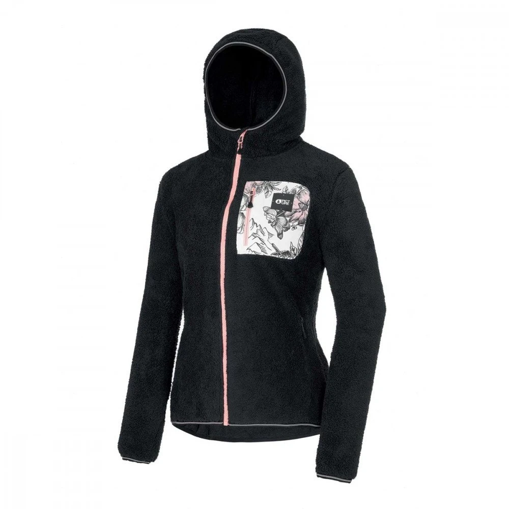 PICTURE FELPA FULL ZIP CON CAPPUCCIO IZIMO DONNA Nero 1 PICTURE FELPA FULL ZIP CON CAPPUCCIO IZIMO DONNA Nero