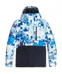 QUIKSILVER GIACCA MISSION BLOCK BAMBINO Azzurro